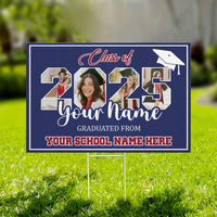Thumbnail for Personalized Graduate 2025 Graduation Lawn Sign, Graduation Gift