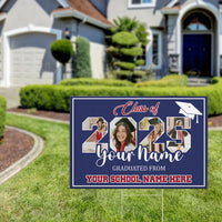 Thumbnail for Personalized Graduate 2025 Graduation Lawn Sign, Graduation Gift