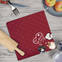 Thumbnail for Custom Best Fur Mama Ever Dog Cat Hand Towel, Pet Lover Gift JonxiFon