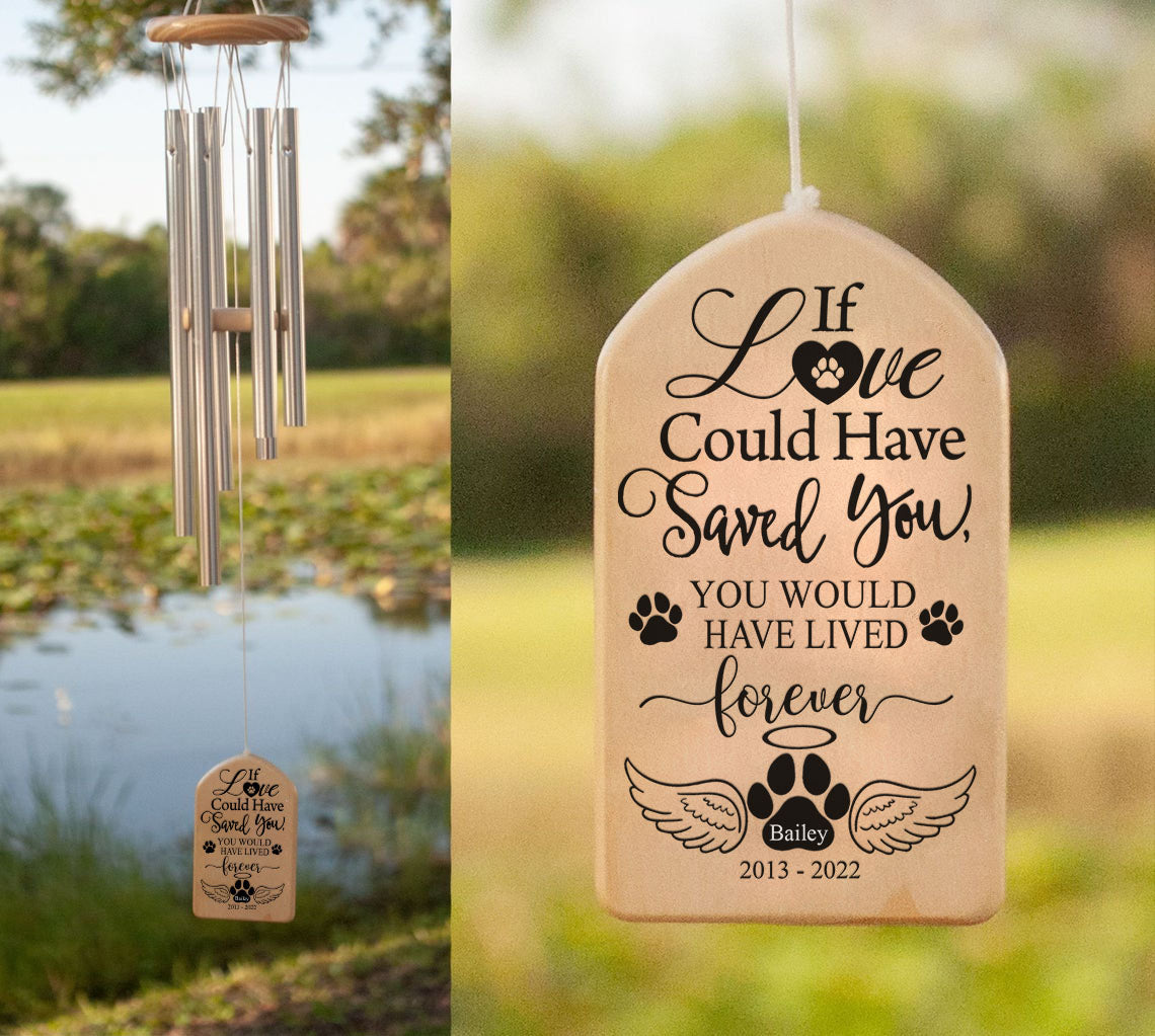 If love could saved you - Personalized Wind Chimes AZ