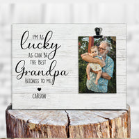 Thumbnail for LUCKY as can be the best - Personalized Photo clip frame AA