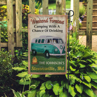 Thumbnail for Making Memories On Campsite - Personalized Camping Garden Flag AD