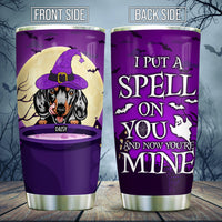 Thumbnail for I Put A Spell On You Custom Tumbler, DIY Gift For Dog Lovers AA