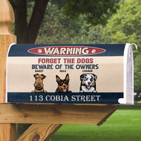 Thumbnail for Forget the DOGS/DOG - Personalized mailbox cover AF