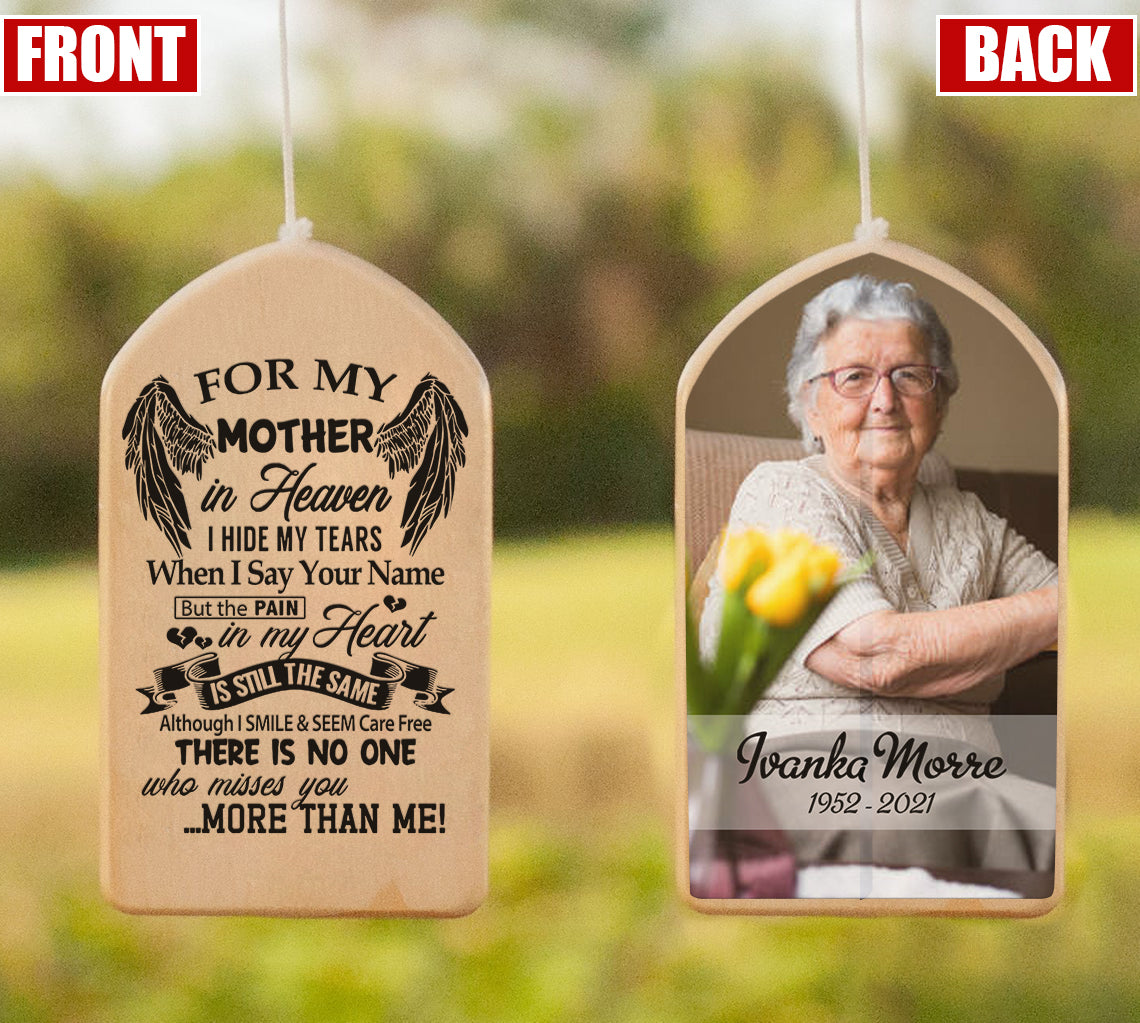 I hide my tears When I say Your Name - Memorial Personalized Wind Chimes AZ