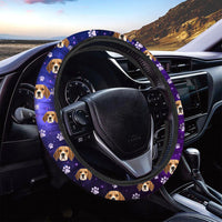 Thumbnail for Custom Galaxy Dog Cat Photo Car Steering Wheel Cover, Pet Lover Gift JonxiFon