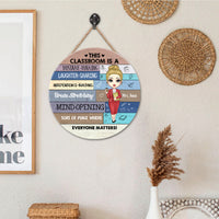 Thumbnail for Everyone Matters Teacher Door Sign, Classroom Welcome Door Hanger Z