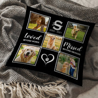 Thumbnail for Pet Memorial Loved Beyond Words - Personalized Pillow AD