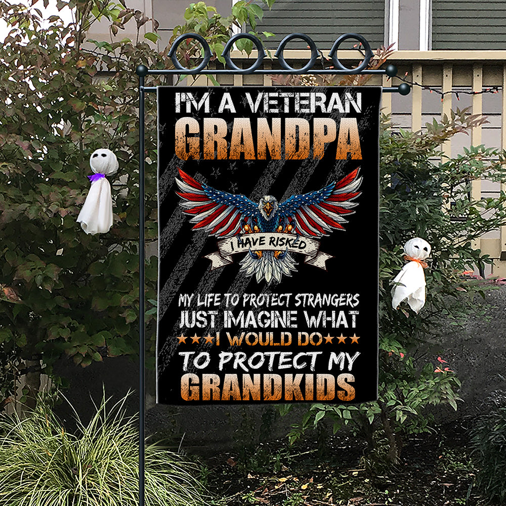 Veteran Grandpa Flag,Gifts for Grandpa, Father's day AD