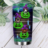 Thumbnail for Trick Or Treat Custom Halloween Dog Tumbler, DIY Gift For Dog Lovers AA
