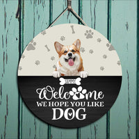 Thumbnail for Hope You Like Dogs, Dog Lovers Gift - Personalized Door Sign Z