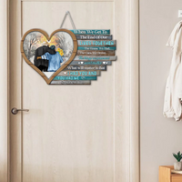 Thumbnail for Personalized When We Get To The End Couple Wood Sign, Valentine's Day Gift For Couple Z