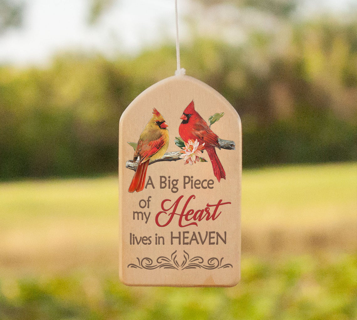 A big piece of my HEART lives in HEAVEN - Personalized Wind Chimes AZ
