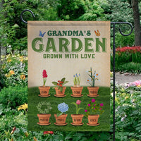 Thumbnail for Grandma Garden of Love - Personalized Flag AD