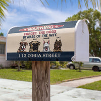 Thumbnail for Forget the DOGS/DOG - Personalized mailbox cover AF