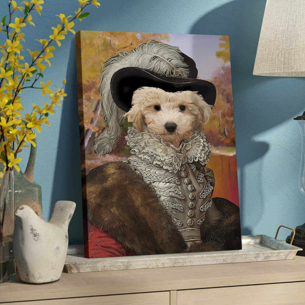 Royal Pet Portrait - Personalized Canvas AK