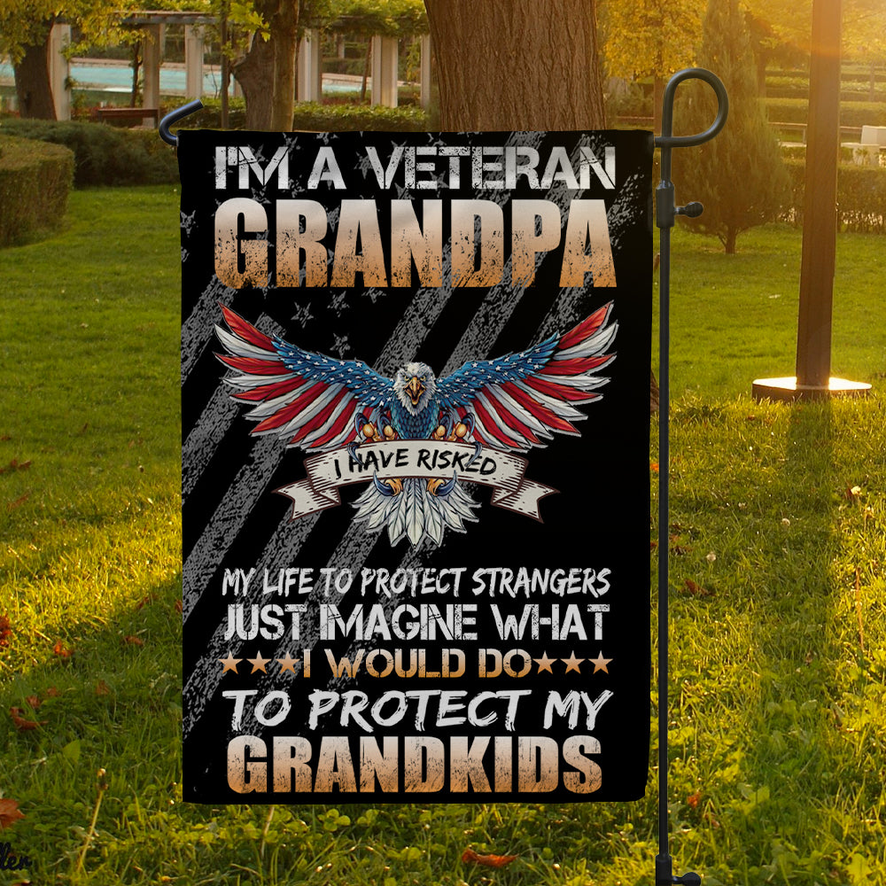Veteran Grandpa Flag,Gifts for Grandpa, Father's day AD