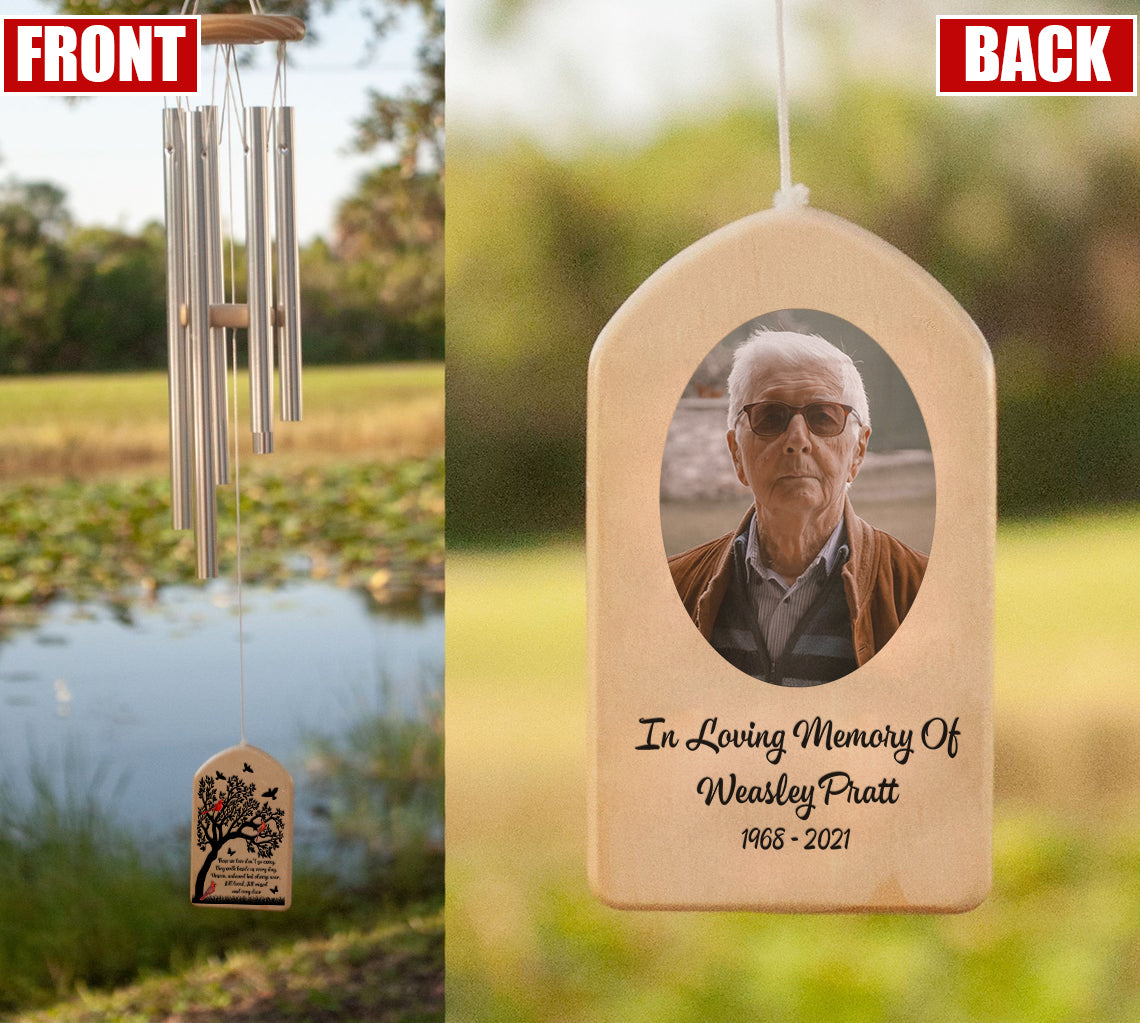 Those we love don't go away - Personalized Wind Chimes AZ