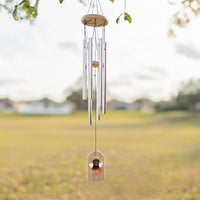 Thumbnail for Custom Angel Dog Cat With Wings Memorial Wind Chime, Memorial Gift AZ