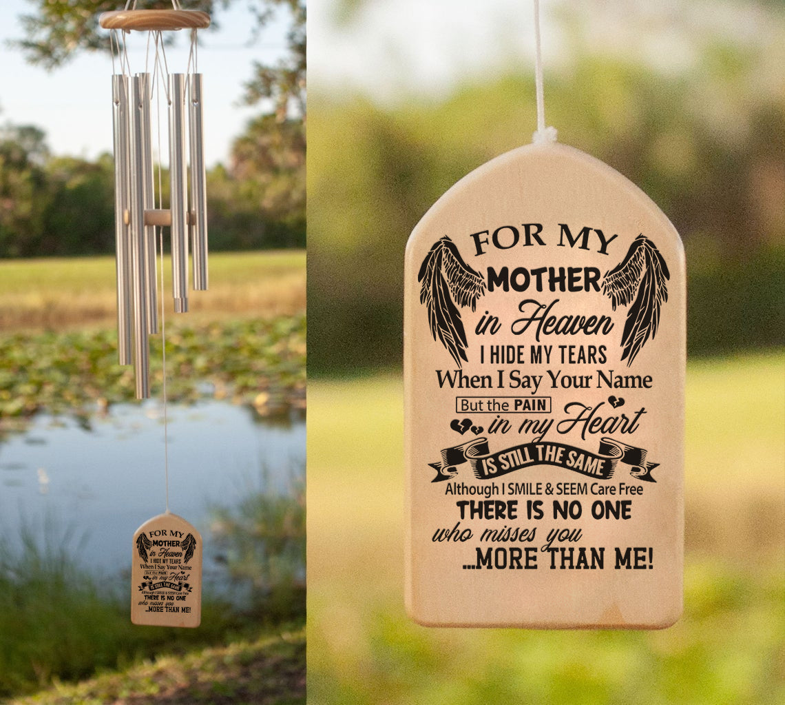 I hide my tears When I say Your Name - Memorial Personalized Wind Chimes AZ