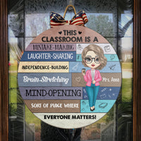 Thumbnail for Everyone Matters Teacher Door Sign, Classroom Welcome Door Hanger Z