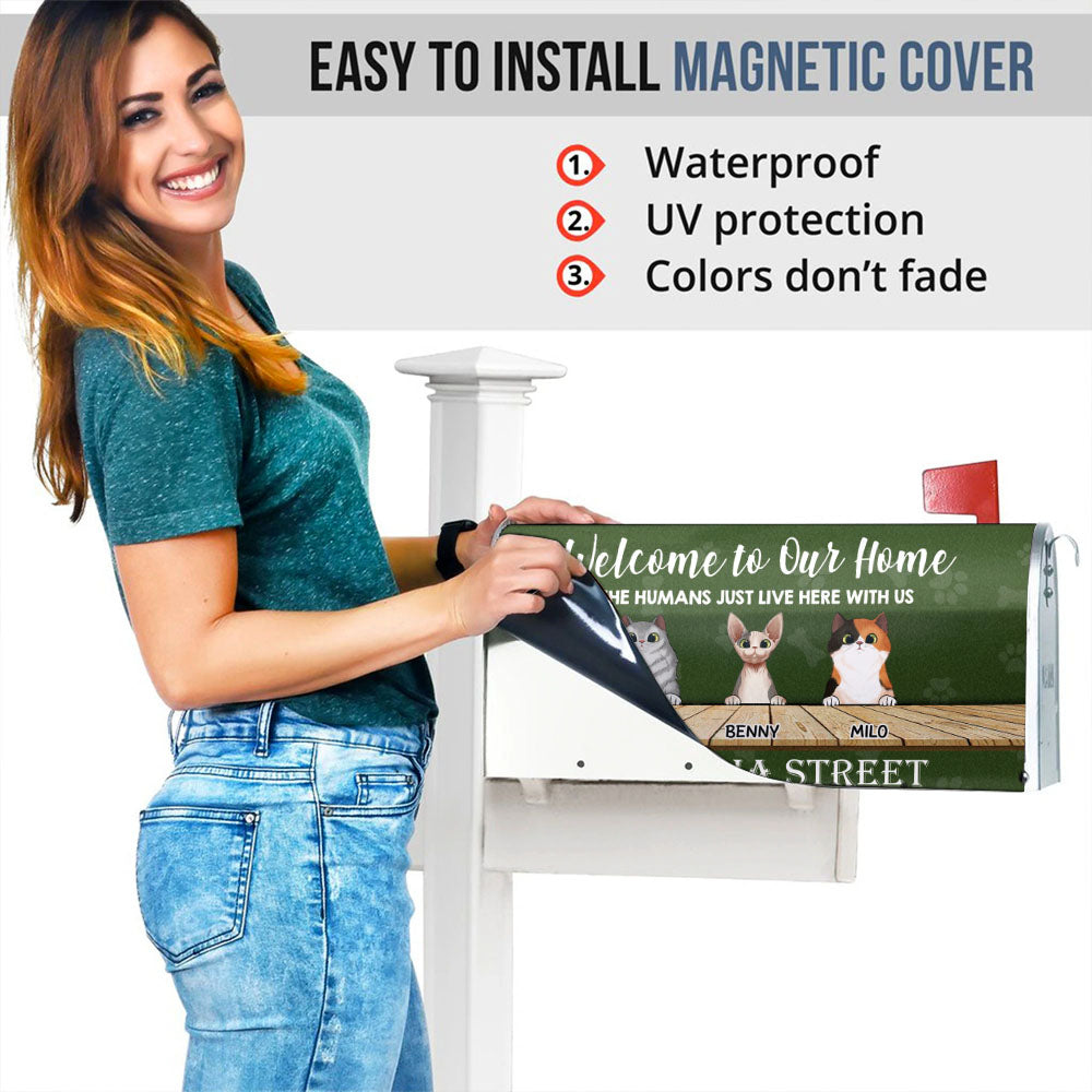 The Humans just live here with us - Mailbox cover AF