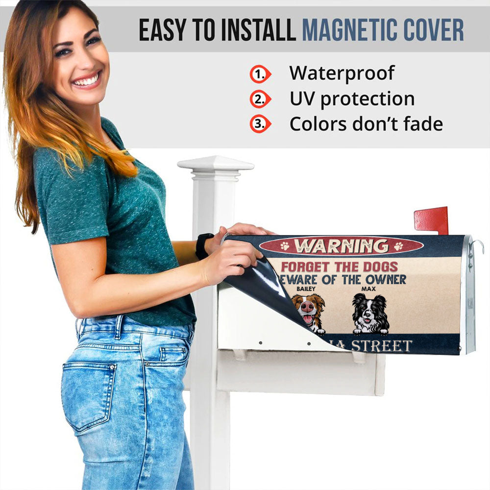 Forget the DOGS/DOG - Personalized mailbox cover AF