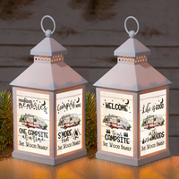 Thumbnail for Custom RV Photo Making Memories One Campsite Camping Lantern II, Gift For Camper JonxiFon