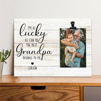 Thumbnail for LUCKY as can be the best - Personalized Photo clip frame AA