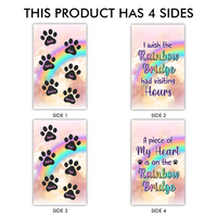 Thumbnail for Personalized Dog Cat Memorial Rainbow Bridge Lantern, Sympathy Gift For Pet Lovers FC
