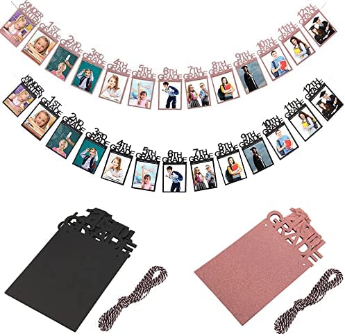 Graduation Photo Banner for 2025 Party Decorations,K-12 School Pictures FC