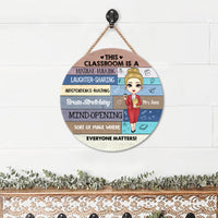 Thumbnail for Everyone Matters Teacher Door Sign, Classroom Welcome Door Hanger Z