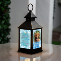 Thumbnail for Personalized Angels Sometimes Have Paws Dog Memorial Lantern, Sympathy Gift For Dog Lovers JonxiFon