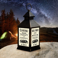 Thumbnail for Custom Camping Because Therapy Is Expensive Camping Lantern II, Gift For Camper JonxiFon