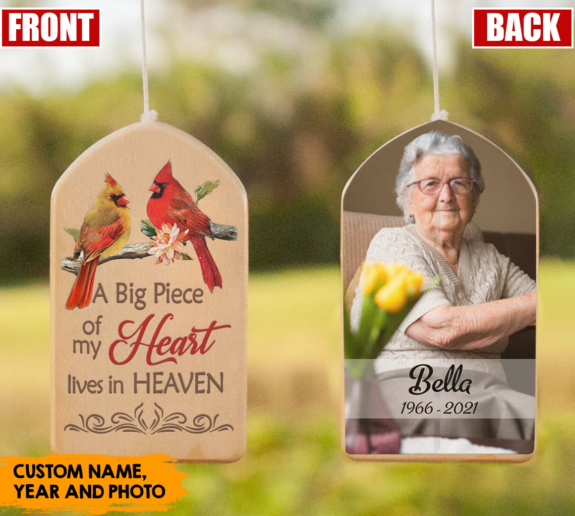 A big piece of my HEART lives in HEAVEN - Personalized Wind Chimes AZ