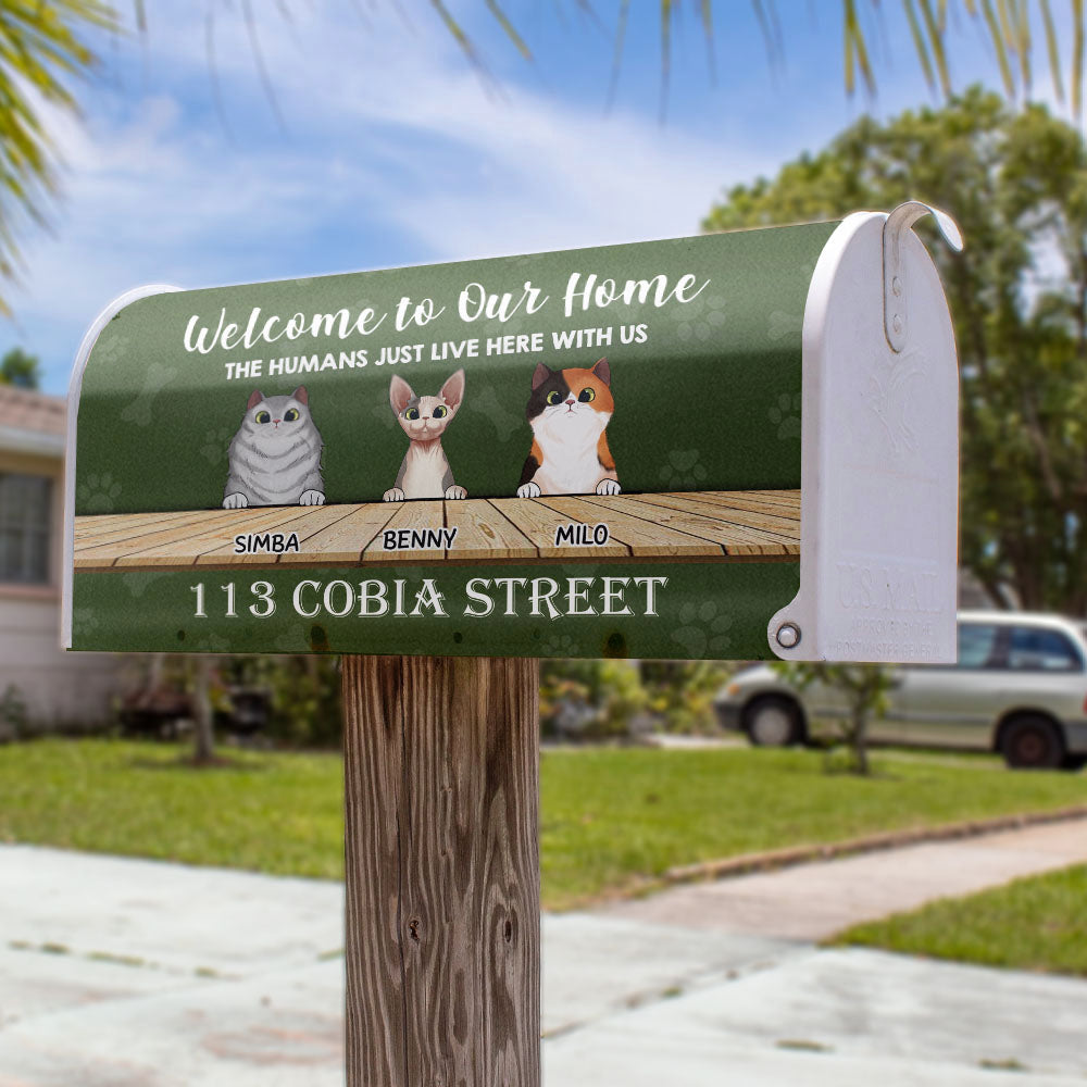 The Humans just live here with us - Mailbox cover AF