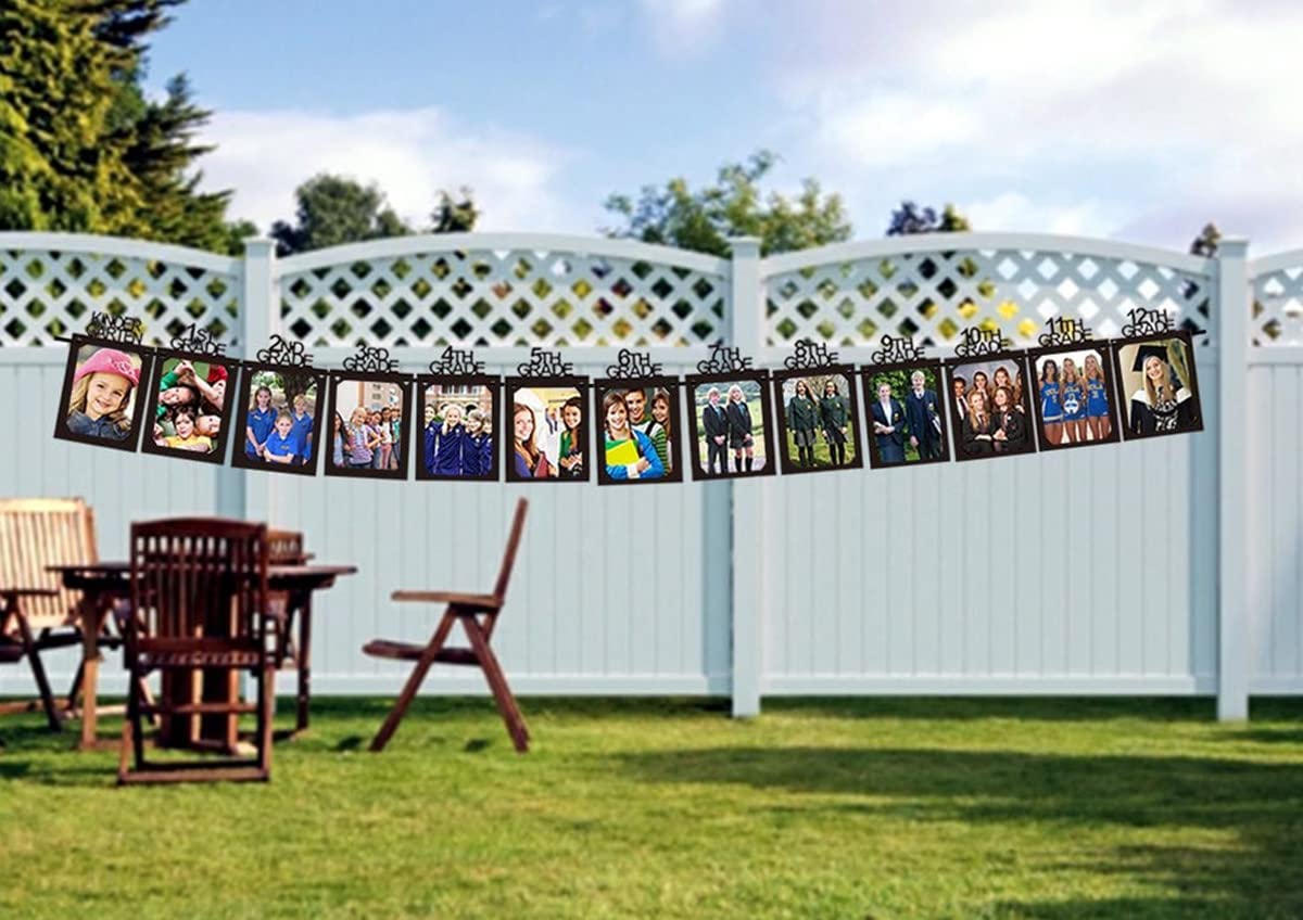 Graduation Photo Banner for 2025 Party Decorations,K-12 School Pictures FC
