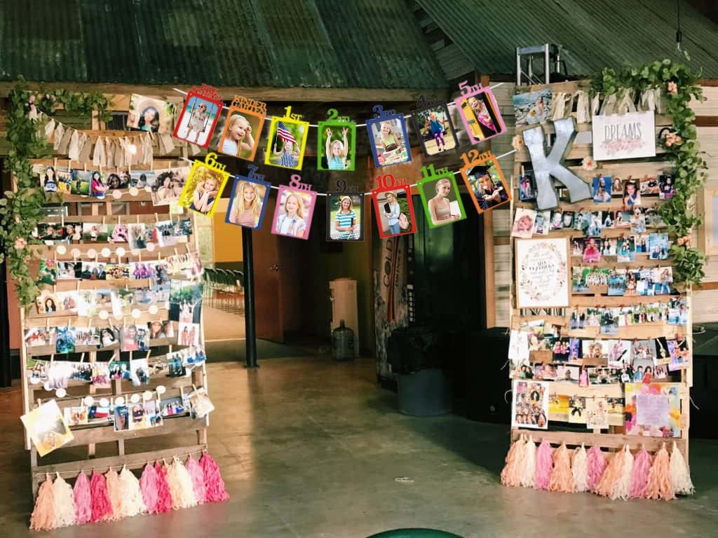 Graduation Photo Banner for 2025 Party Decorations,K-12 School Pictures FC