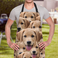 Thumbnail for Custom Multiple Face Photo Apron, Kitchen Gift AI
