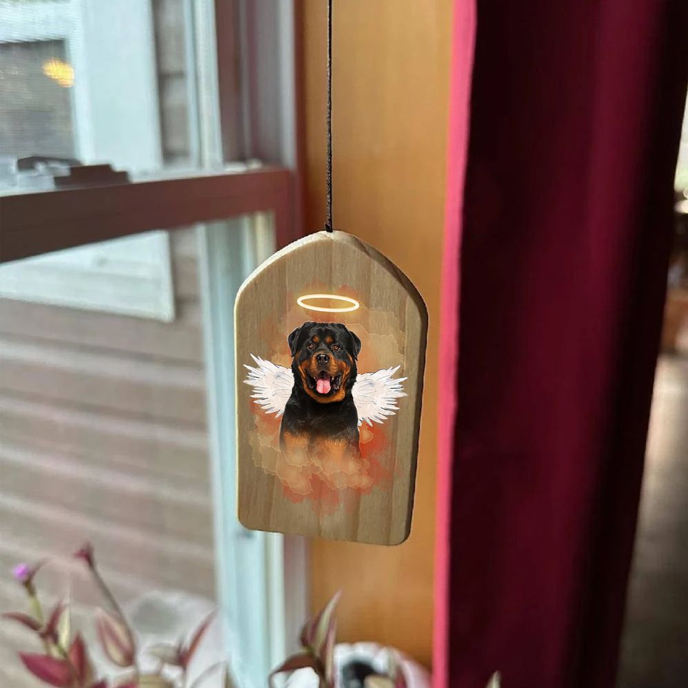 Custom Angel Dog Cat With Wings Memorial Wind Chime, Memorial Gift AZ
