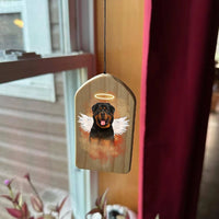Thumbnail for Custom Angel Dog Cat With Wings Memorial Wind Chime, Memorial Gift AZ
