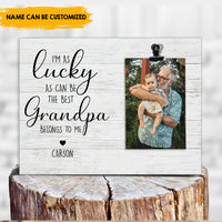 Thumbnail for LUCKY as can be the best - Personalized Photo clip frame AA
