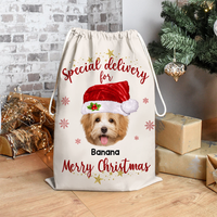 Thumbnail for Personalized Face Photo Special Delivery For Christmas Bag, Christmas Gift For Family AB