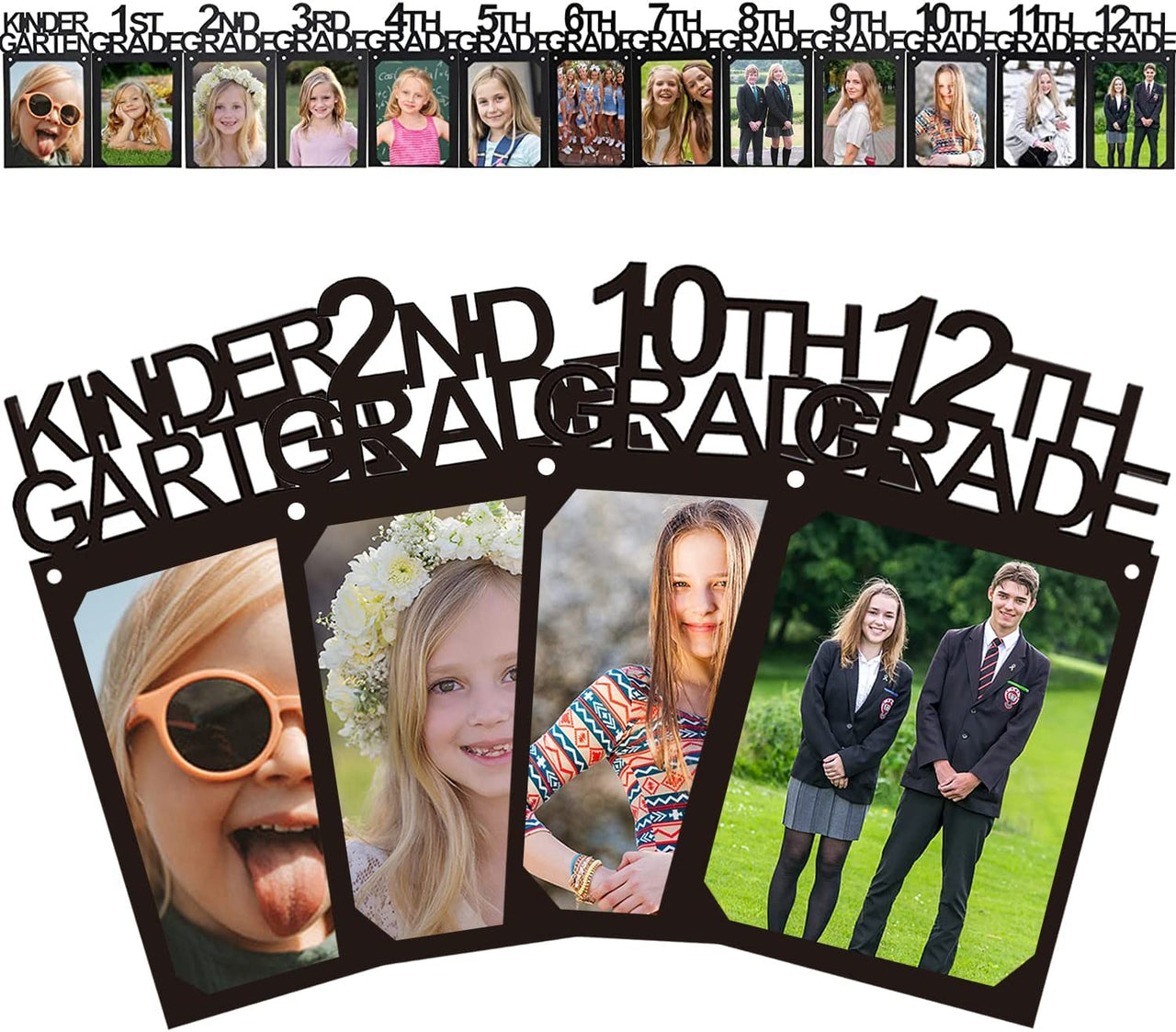 Graduation Photo Banner for 2025 Party Decorations,K-12 School Pictures FC