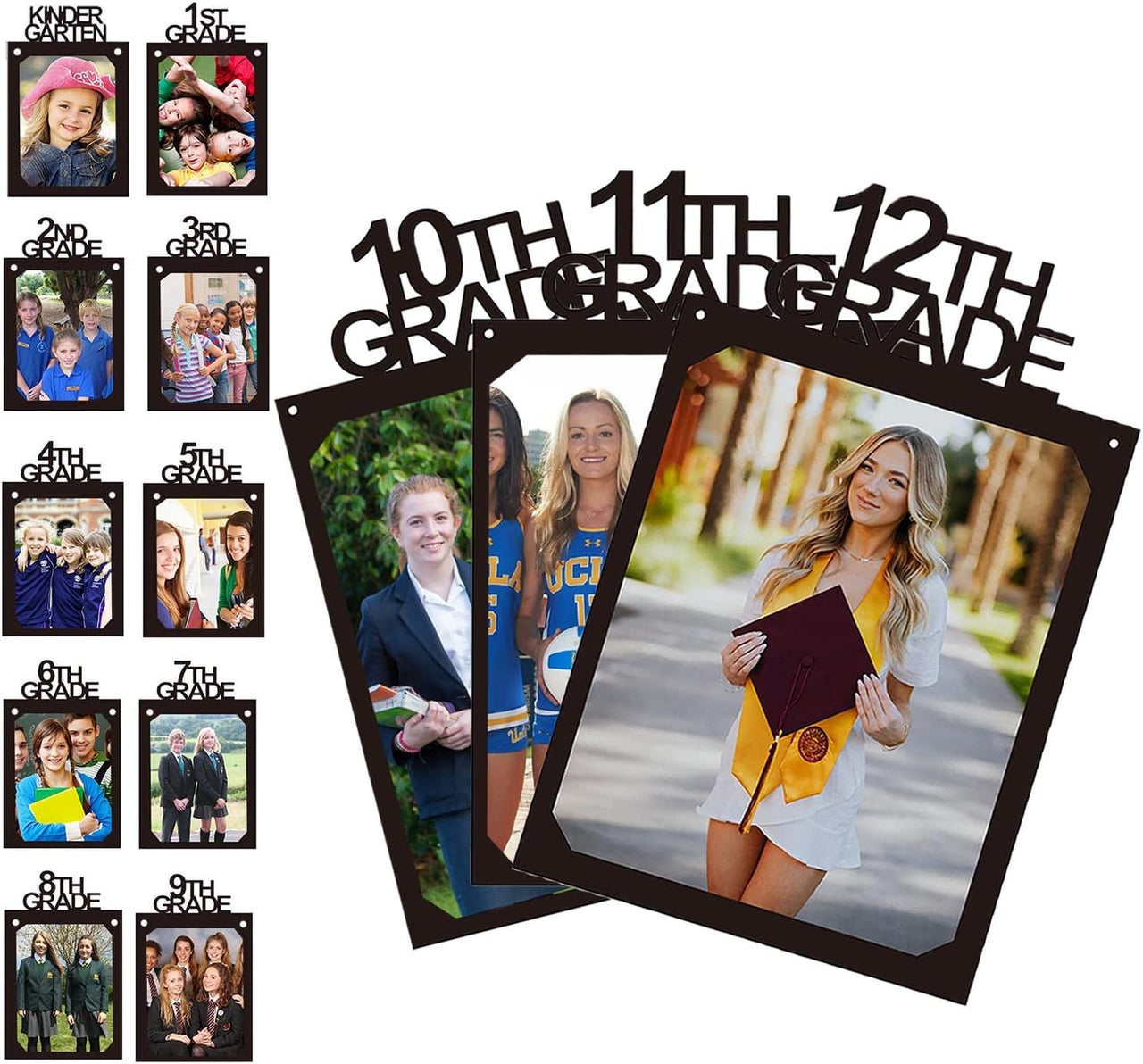 Graduation Photo Banner for 2025 Party Decorations,K-12 School Pictures FC