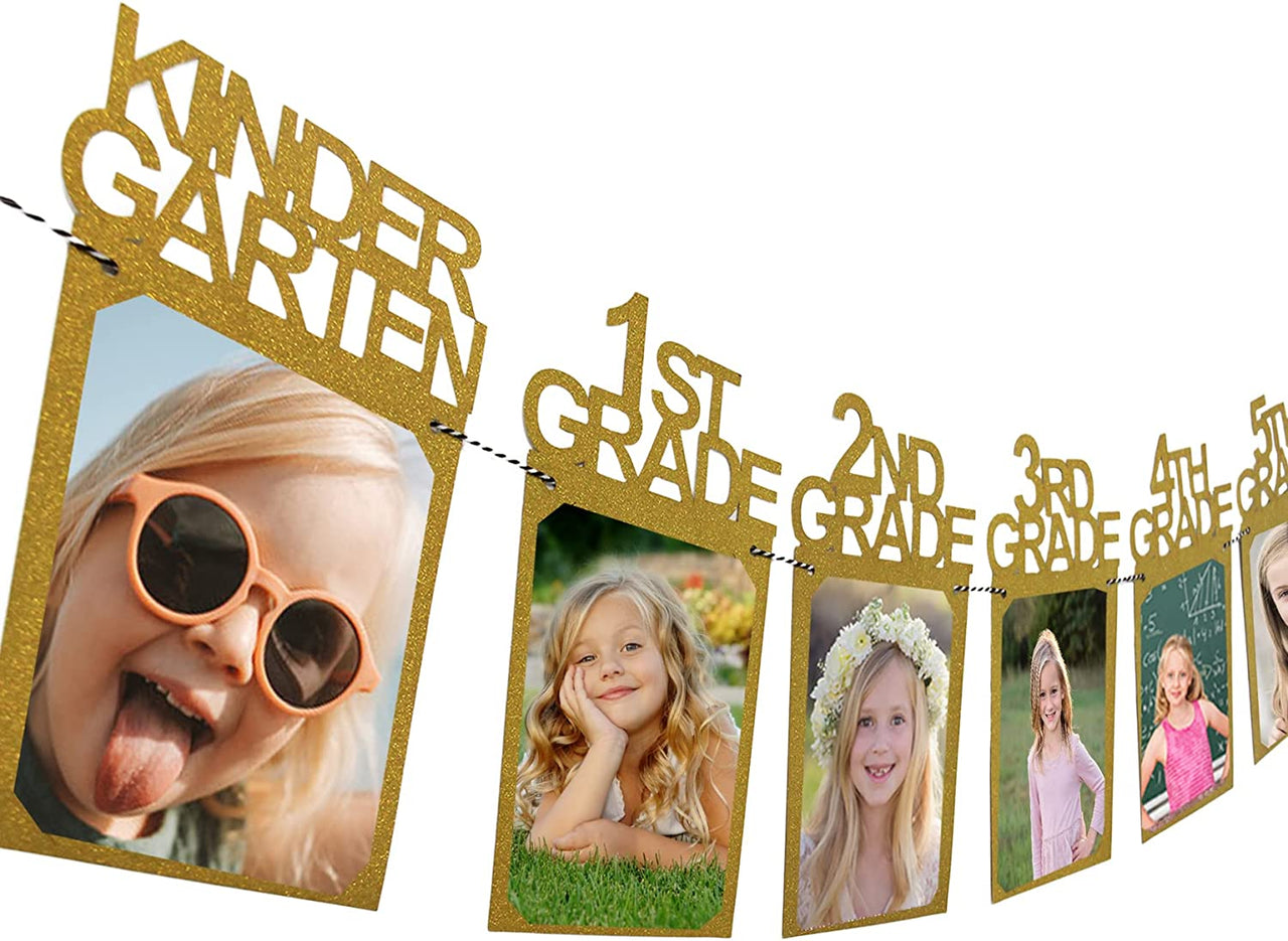 Graduation Photo Banner for 2025 Party Decorations,K-12 School Pictures FC