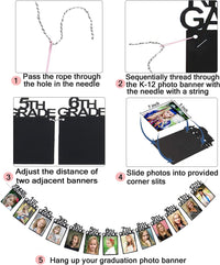 Thumbnail for Graduation Photo Banner for 2025 Party Decorations,K-12 School Pictures FC