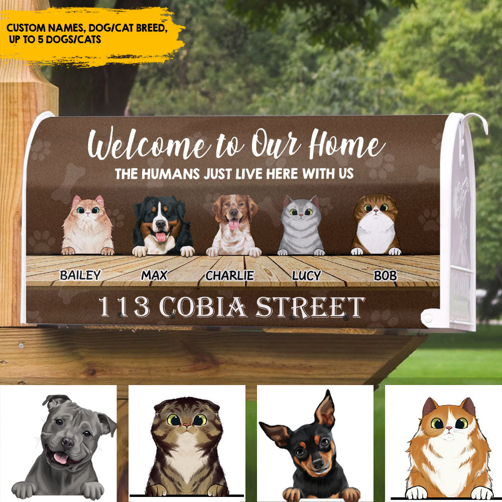 The Humans just live here with us - Mailbox cover AF