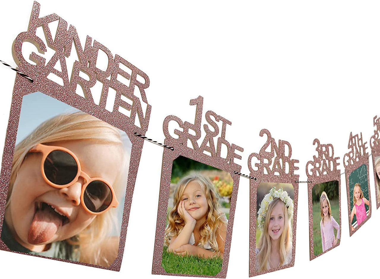 Graduation Photo Banner for 2025 Party Decorations,K-12 School Pictures FC