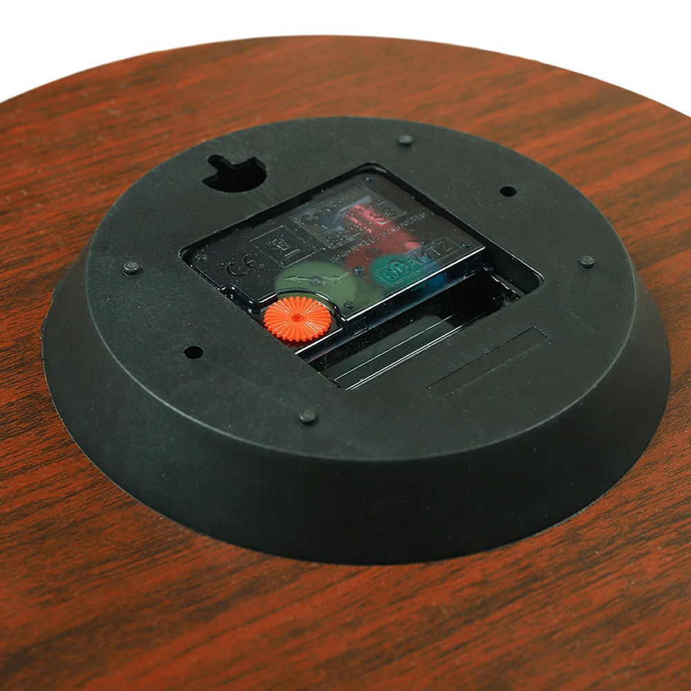 Custom Retro Vintage Mountain Camping Photo Wall Wood Clock, Gift For Camper AH